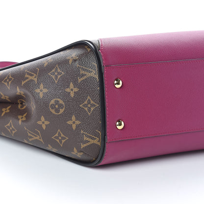 Louis Vuitton Calfskin Monogram Kimono Tote Grape 8 of 9