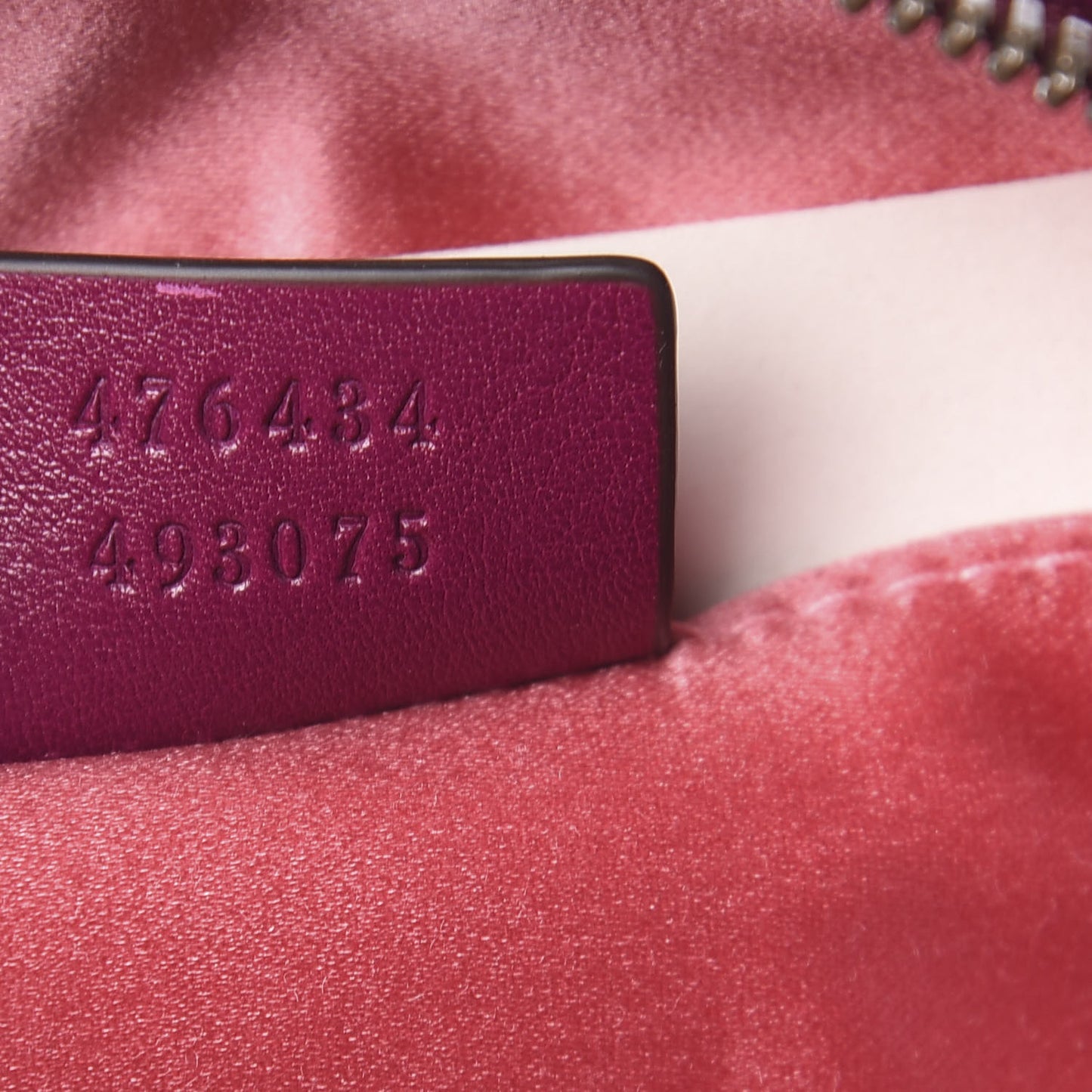 Velvet Matelasse GG Marmont Belt Bag 85 34 Fuchsia Violet Cyclamen