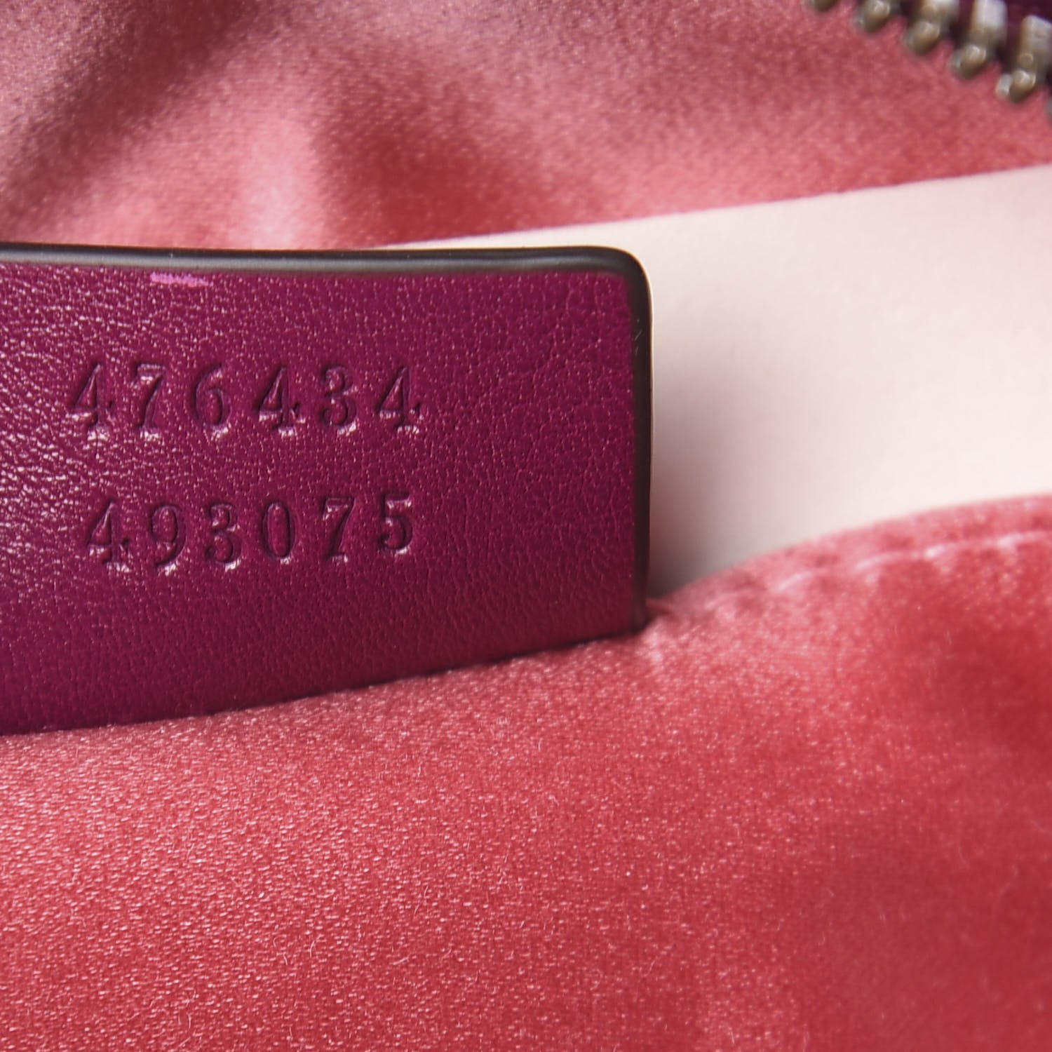 Gucci Velvet Matelasse GG Marmont Belt Bag 85 34 Fuchsia Violet Cyclamen 7 of 10