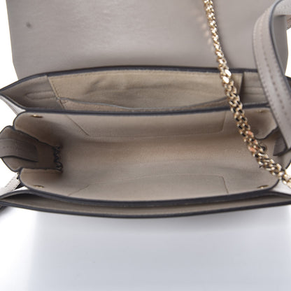 Chloe Suede Calfskin Small Faye Shoulder Bag Motty Grey 6 of 9