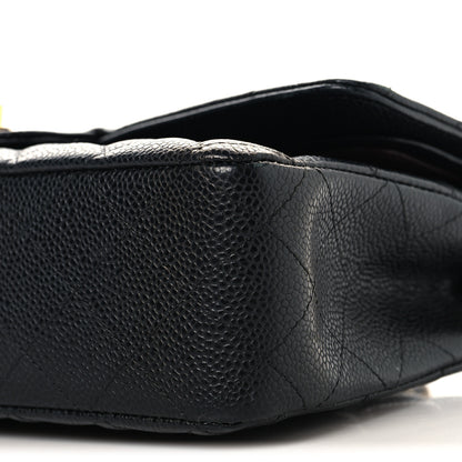 Chanel Caviar Quilted Medium Double Flap Black 10 of 10
