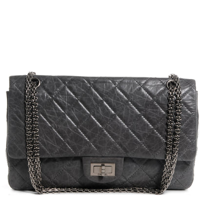 Chanel Aged Calfskin 50th Anniversary 2.55 Reissue 227 Flap Grey 1 of 10