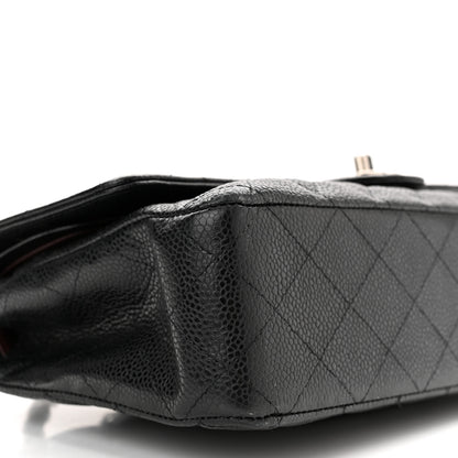 Chanel Caviar Quilted Medium Double Flap Black 9 of 10