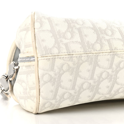 Christian Dior Monogram Romantique Trotter Flap Bag Grey 5 of 12