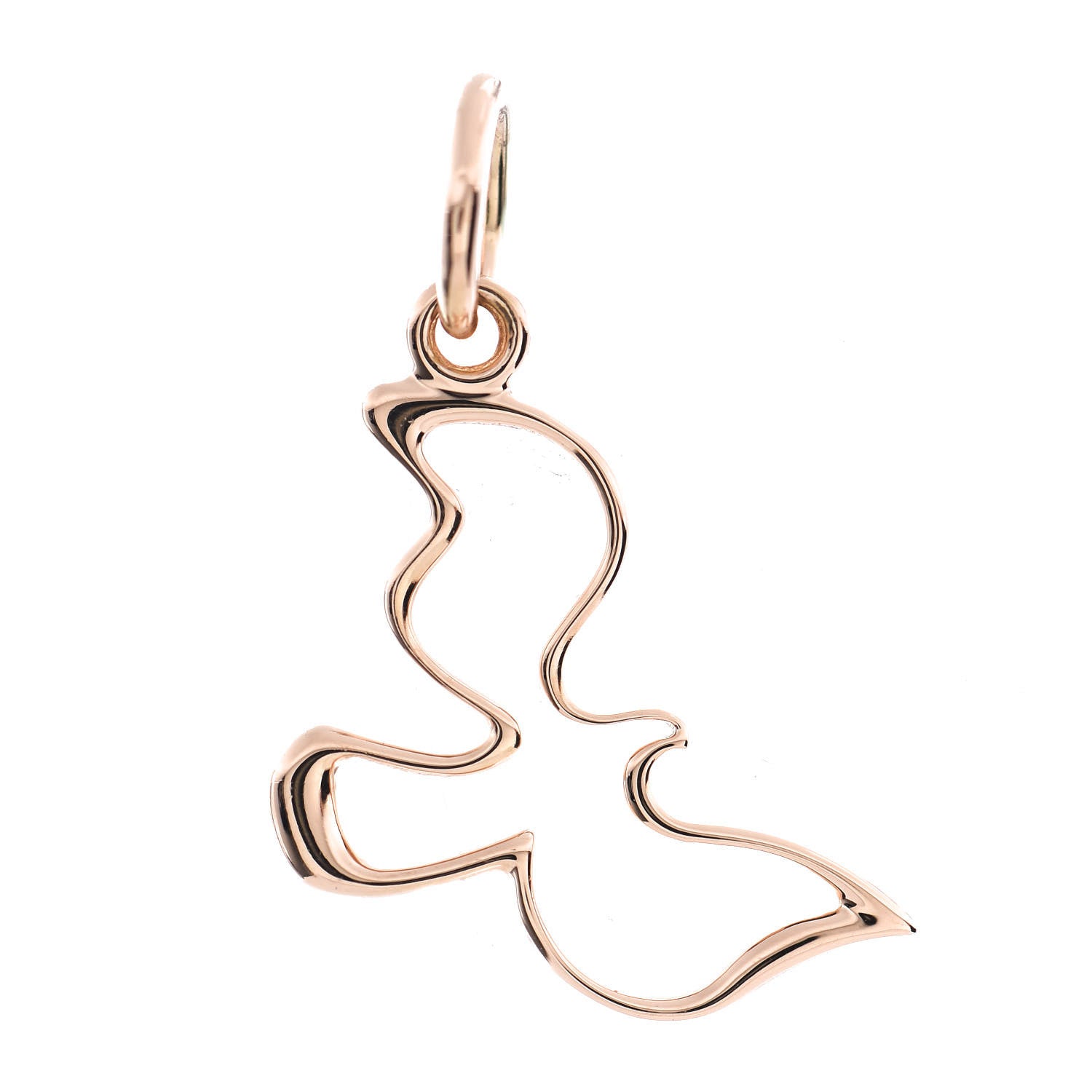 Tiffany 18K Rose Gold Paloma Picasso Dove Charm 1 of 3