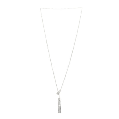 Cartier 18K White Gold Diamond LOVE Lariat Necklace 3 of 6