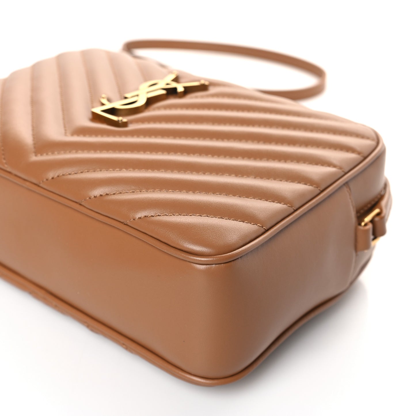 Calfskin Matelasse Monogram Lou Camera Bag Cinnamon