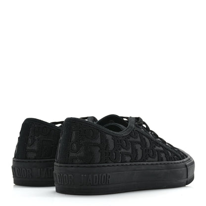 Christian Dior Canvas Walk'N'Dior Low Top Sneakers 36.5 Black 4 of 9