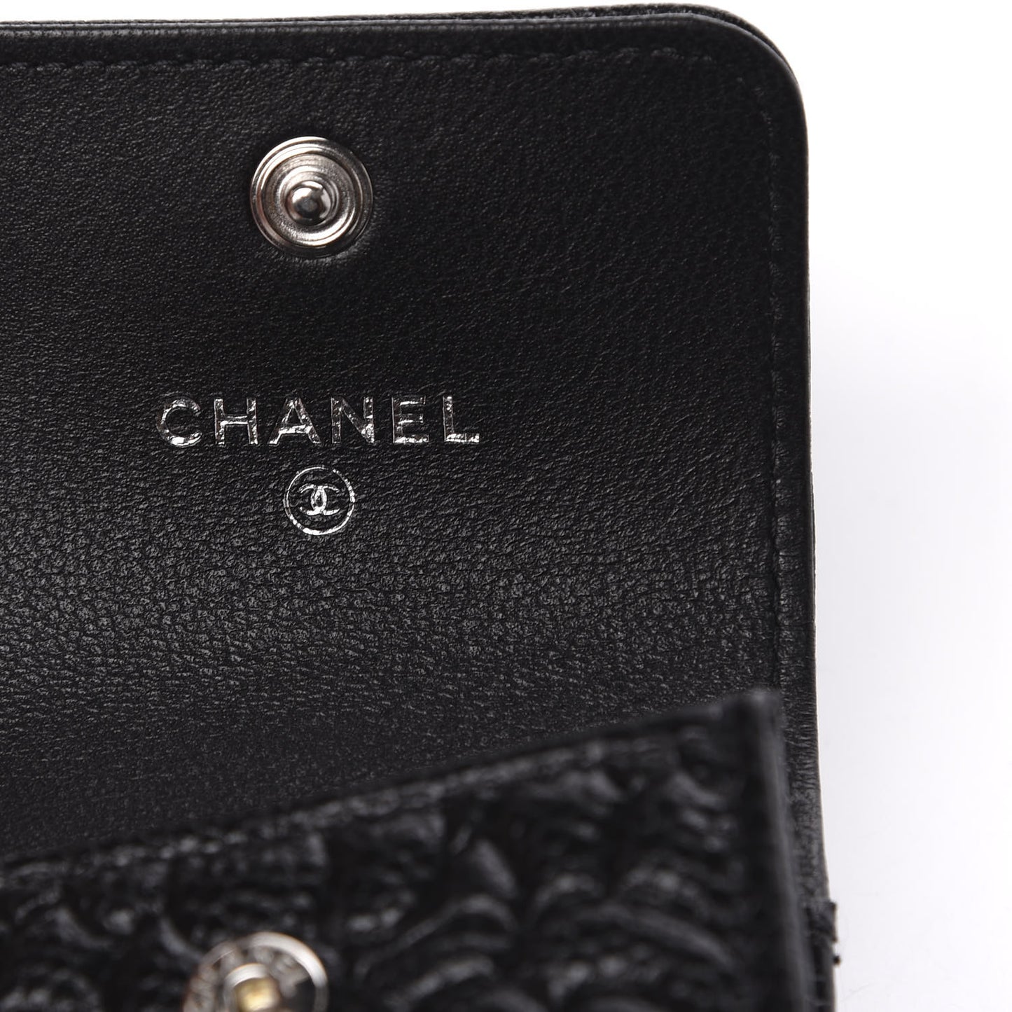 Caviar Camellia Embossed Airpods Pro Case Black