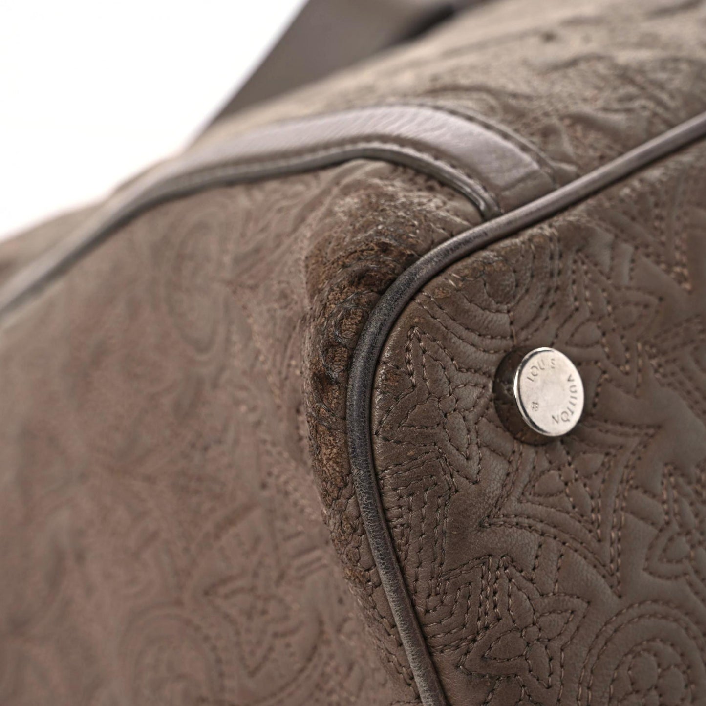 Monogram Lambskin Antheia IXIA MM Chocolate