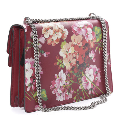 Gucci Calfskin Blooms Print Medium Dionysus Shoulder Bag Romantic Cherry Multicolor 3 of 10