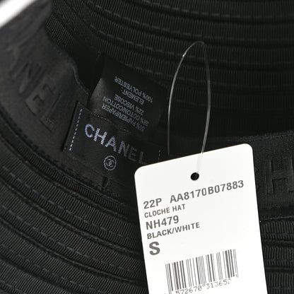 Chanel Cotton Viscose CC Bucket Hat S Black 8 of 10