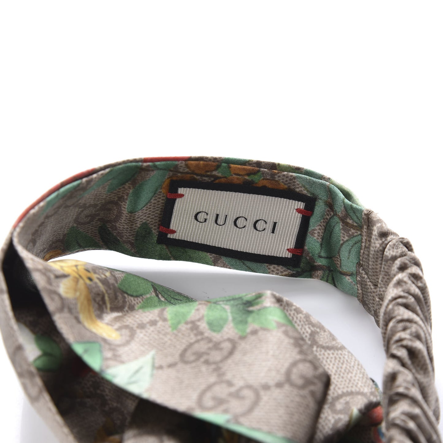 Silk Monogram Tian Print Tiana Duchesse Headband