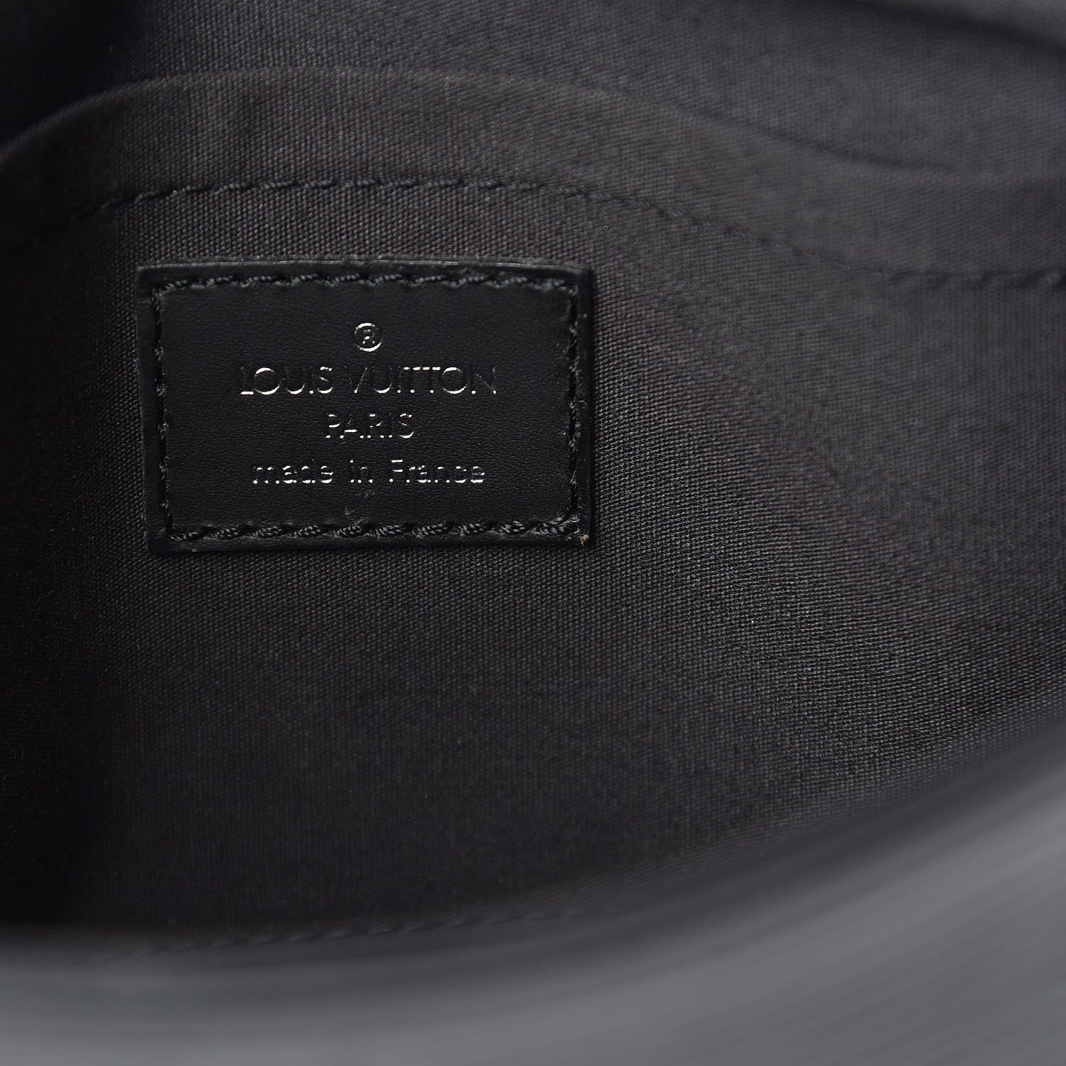 Louis Vuitton Epi Segur Pochette Black 6 of 9