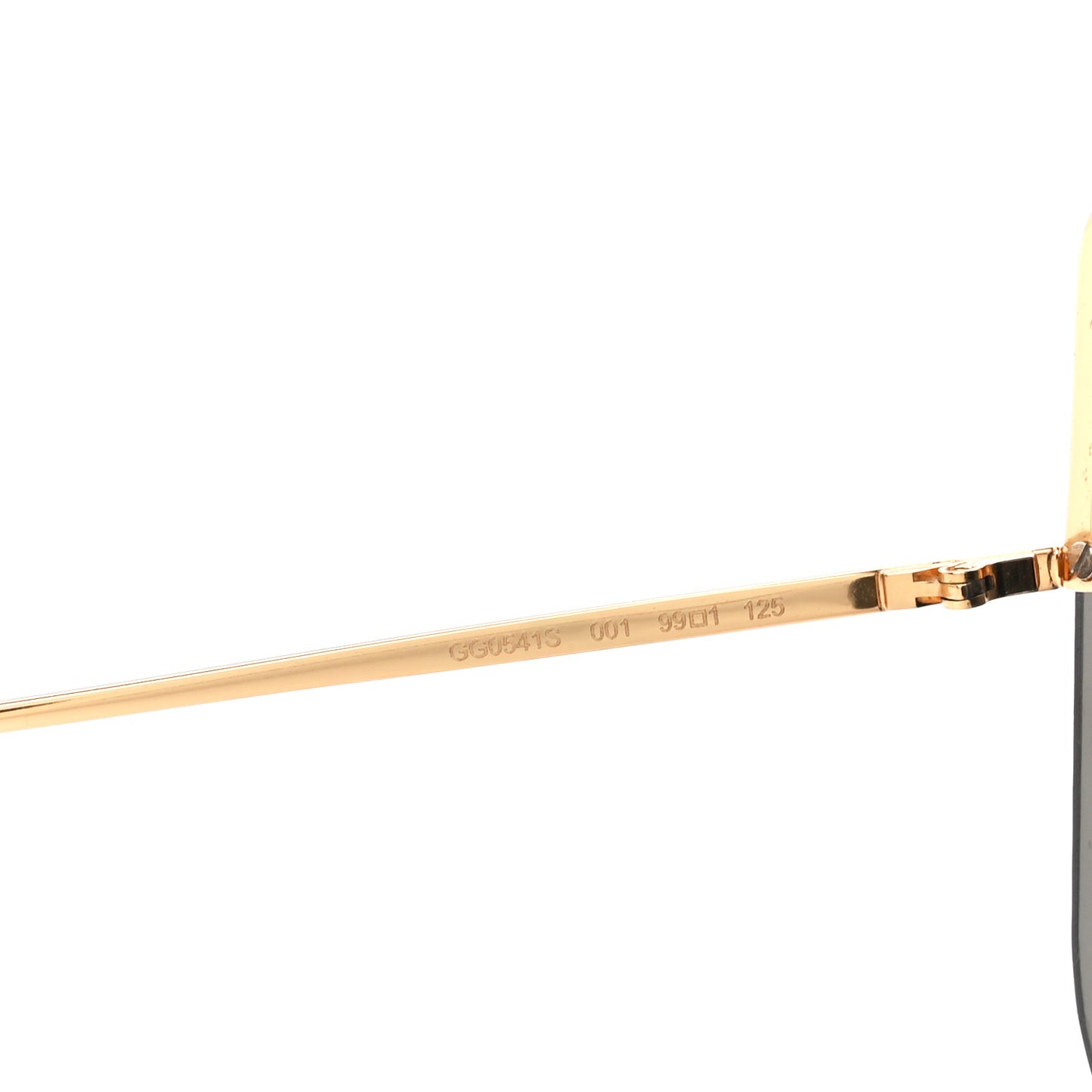 Acetate Oversized Aviator Star Sunglasses GG0541S Black