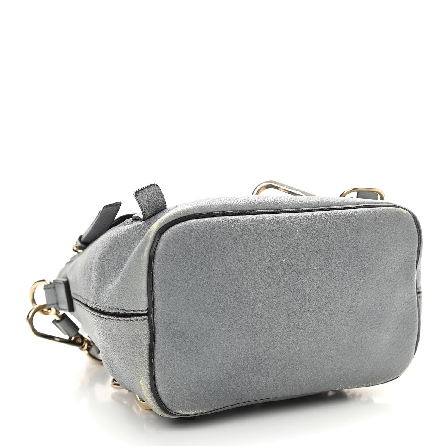 Chloe Suede Calfskin Small Faye Backpack Washed Blue 4 of 19