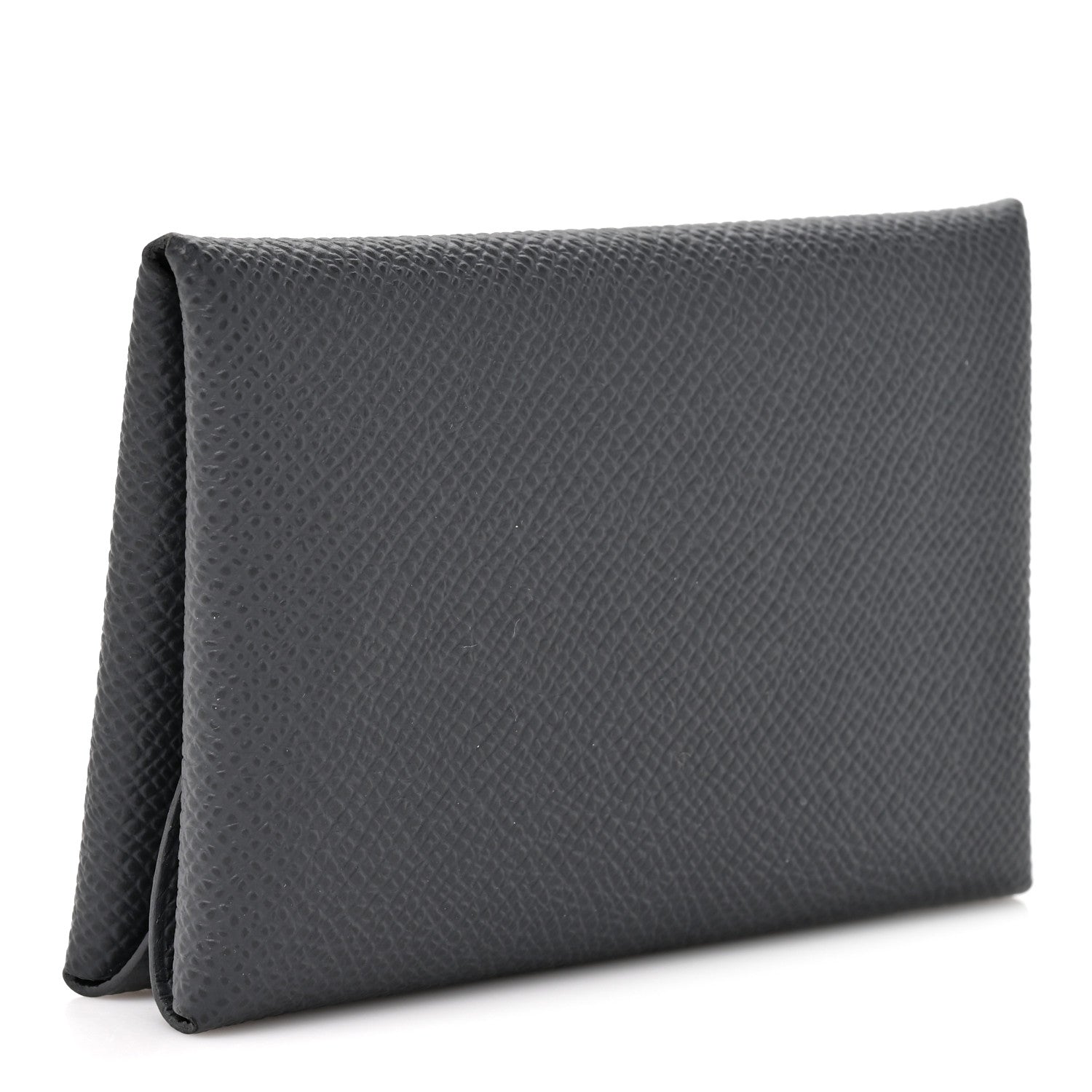 Hermes Epsom Calvi Duo Card Case Ardoise 3 of 9