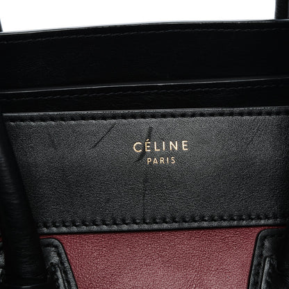 Celine Smooth Calfskin Suede Mini Tri-Color Luggage Rust 6 of 12