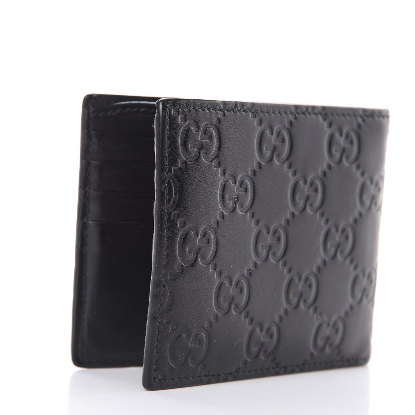 Guccissima Bi-Fold Wallet Black