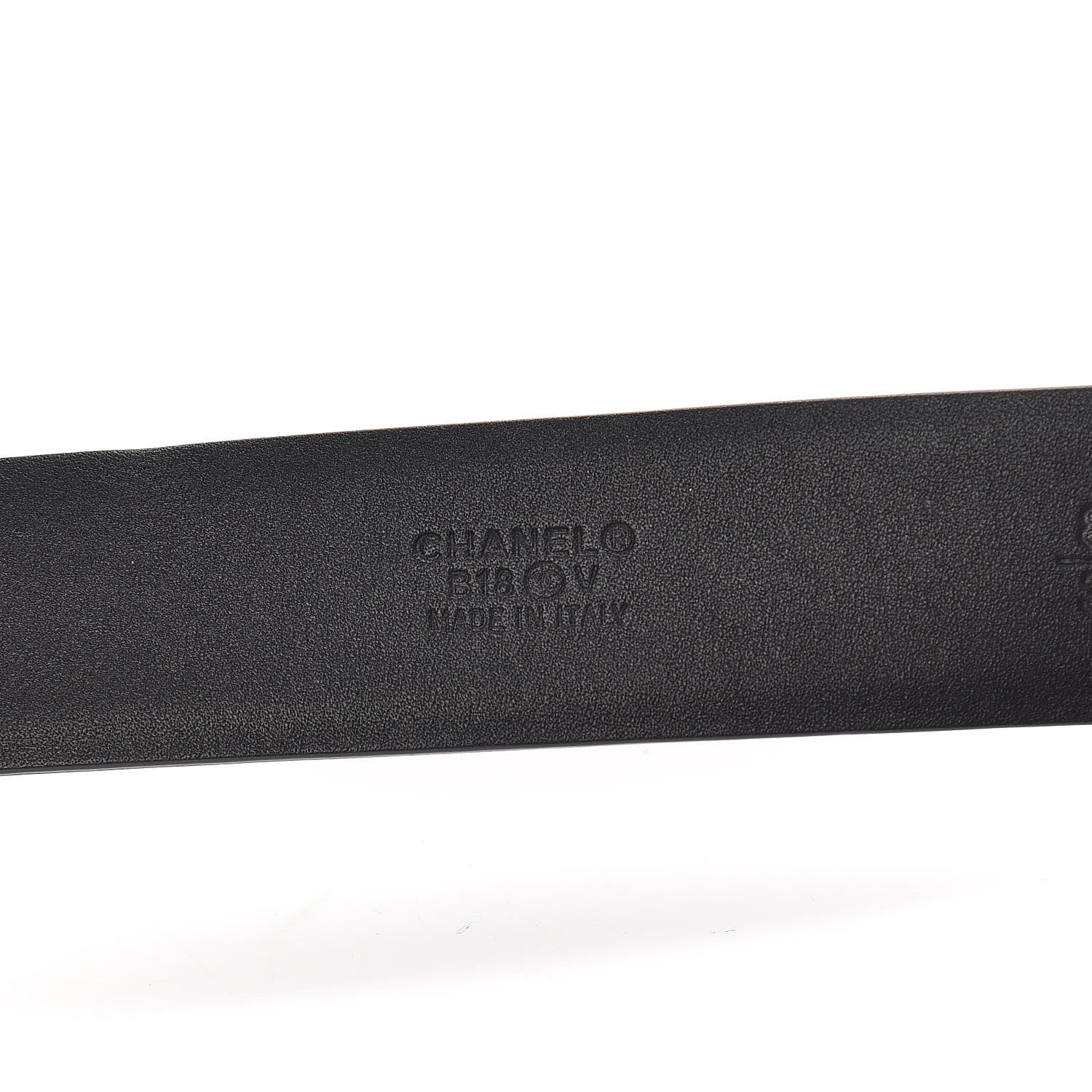 Chanel Calfskin CC Logo Belt 80 32 Black 6 of 8