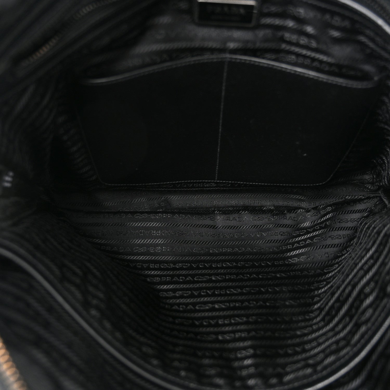 Prada Tessuto Nylon Saffiano Briefcase Black 5 of 11