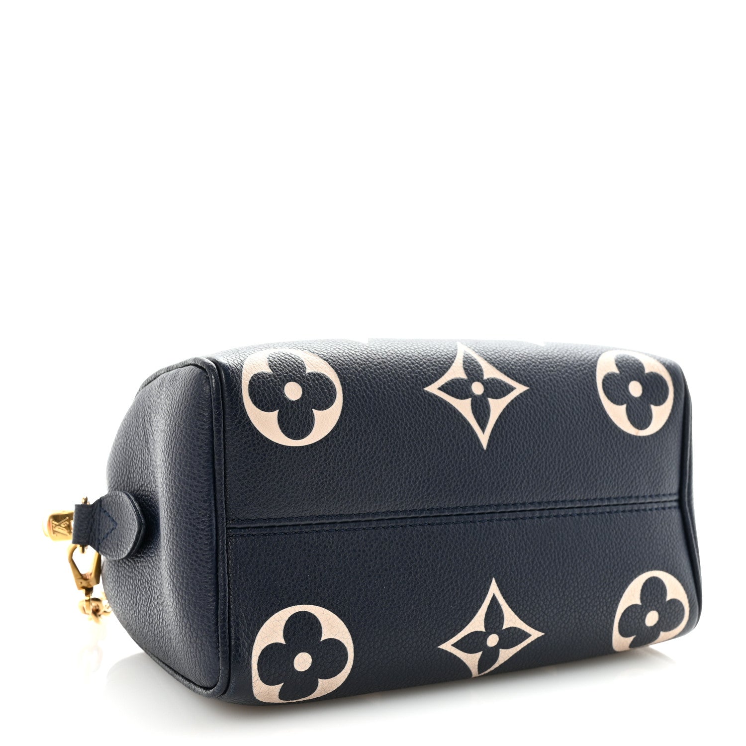 Louis Vuitton Empreinte Monogram Giant Speedy Bandouliere 20 Navy Creme 4 of 9