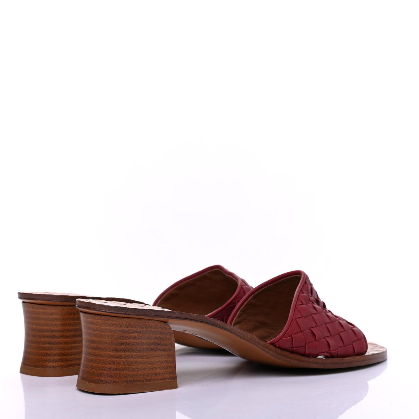 Nappa Intrecciato Heeled Sandals 39.5 Eclipse