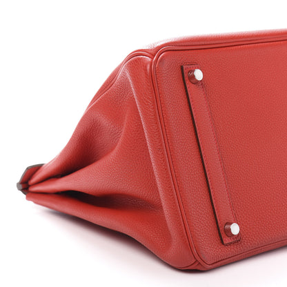 Hermes Togo Birkin 35 Vermillion 7 of 34