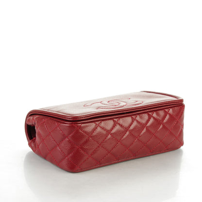 Chanel Caviar Medium Timeless CC Flap Dark Red 4 of 7