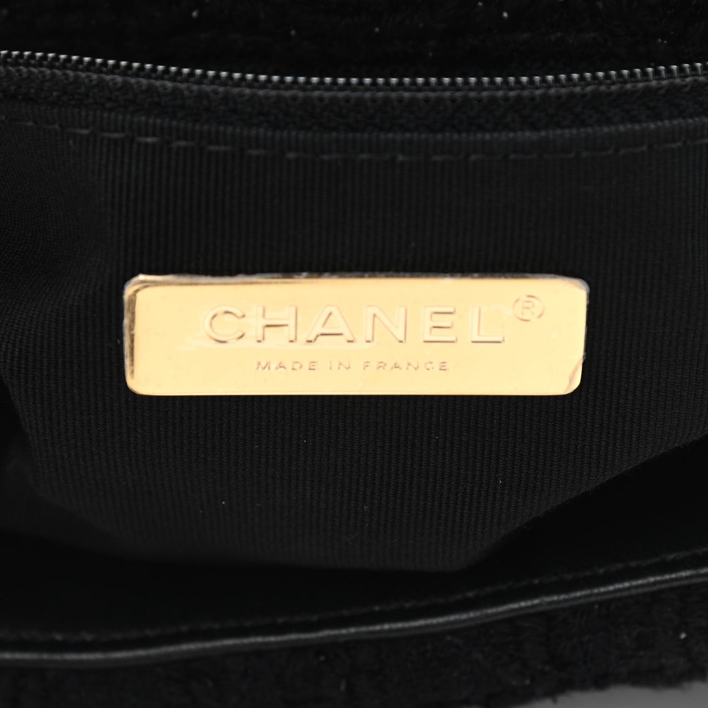 Tweed Quilted Medium Chanel 19 Flap Black