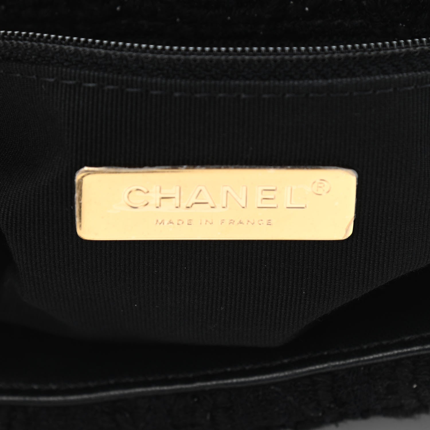 Chanel Tweed Quilted Medium Chanel 19 Flap Black 6 of 12