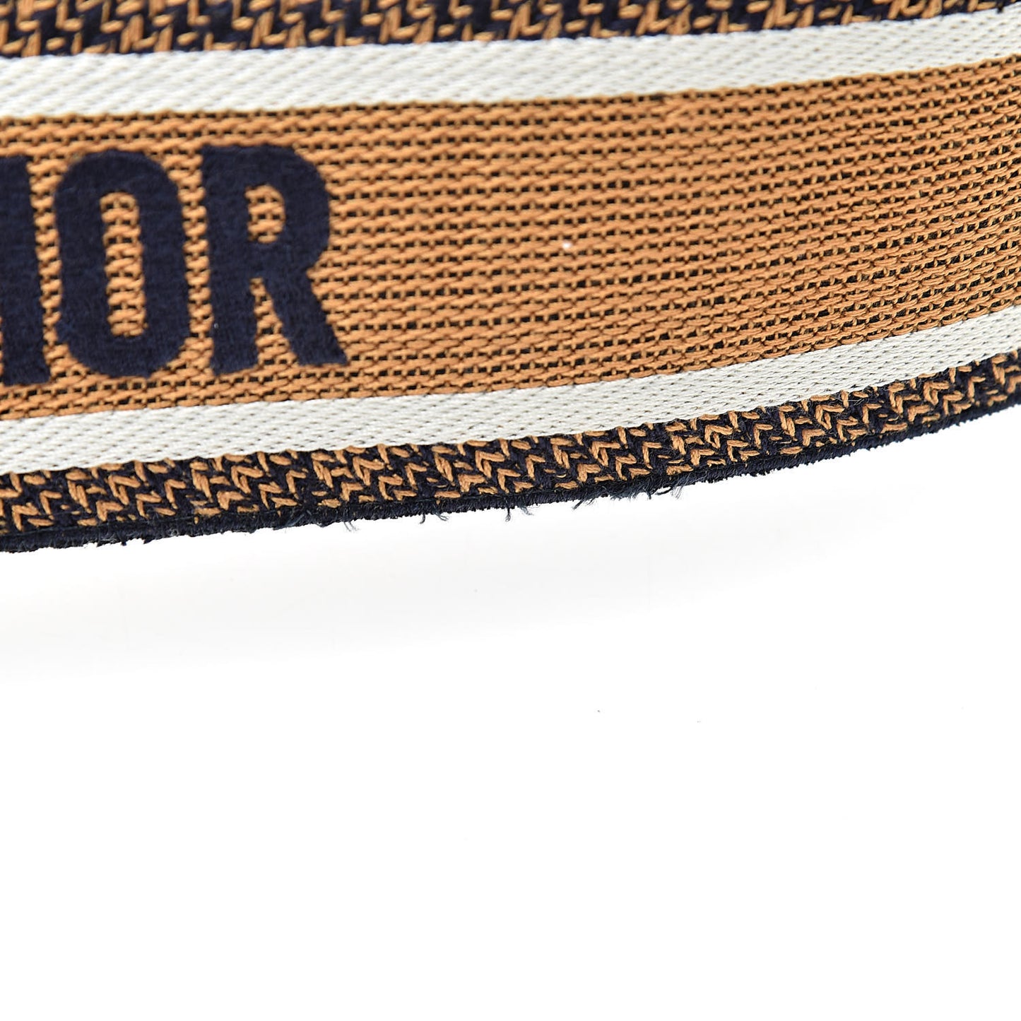 Canvas Embroidered Shoulder Strap Chocolate Multicolor