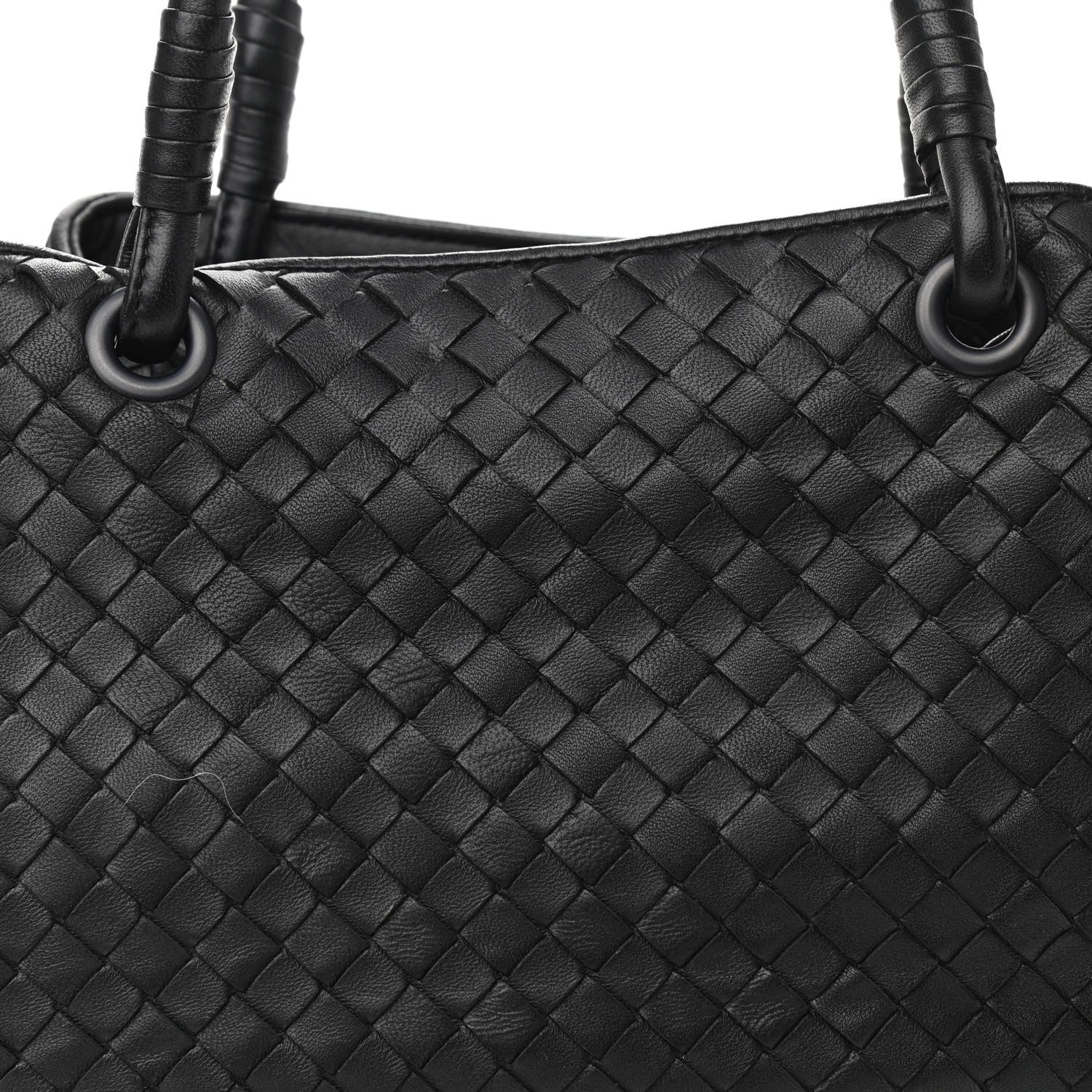 Bottega Veneta Nappa Intrecciato Woven Tote Black 7 of 9