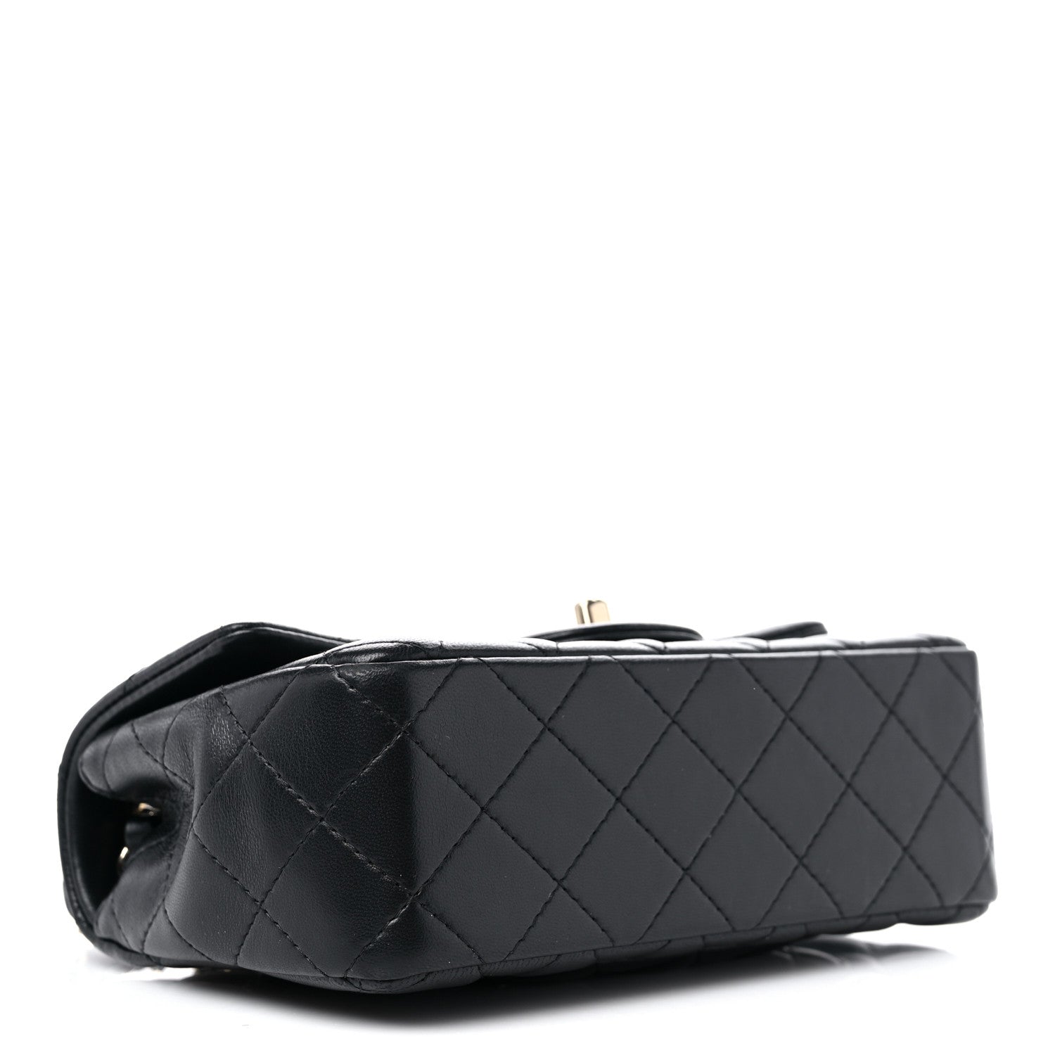 Chanel Lambskin Quilted Mini Rectangular Flap Black 4 of 10