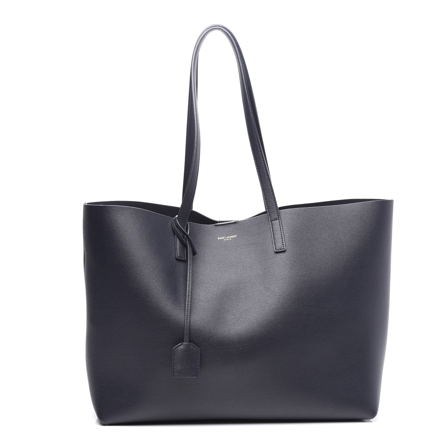 Calfskin Large Shopping Tote Black