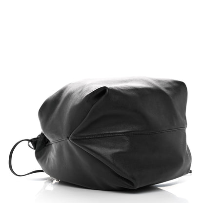 Saint Laurent Lambskin Teddy Drawstring Bag Black 4 of 11