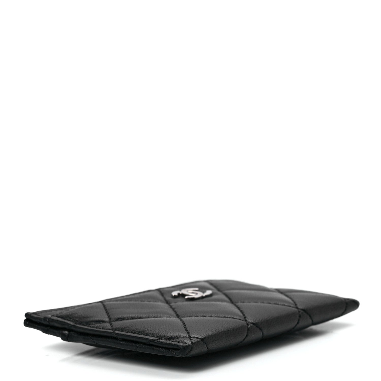 Chanel Lambskin Quilted Card Holder Black 4 of 12