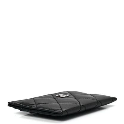Chanel Lambskin Quilted Card Holder Black 4 of 12