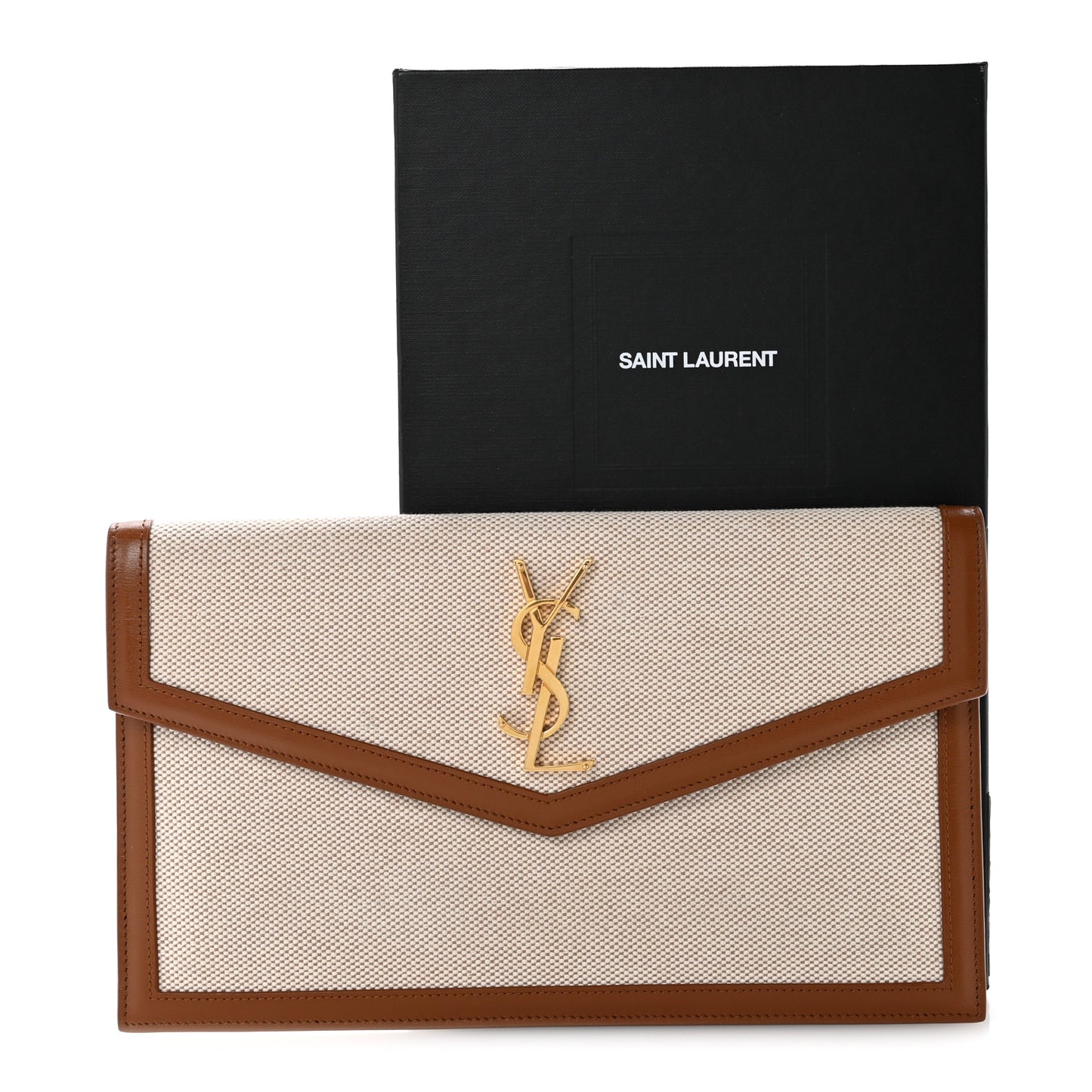 Canvas Uptown Pouch Natural Beige Brick
