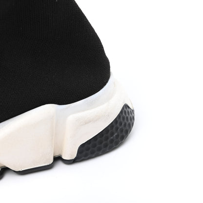 Balenciaga Neoprene Knit Womens Speed Sneakers 38 Black White 14 of 14