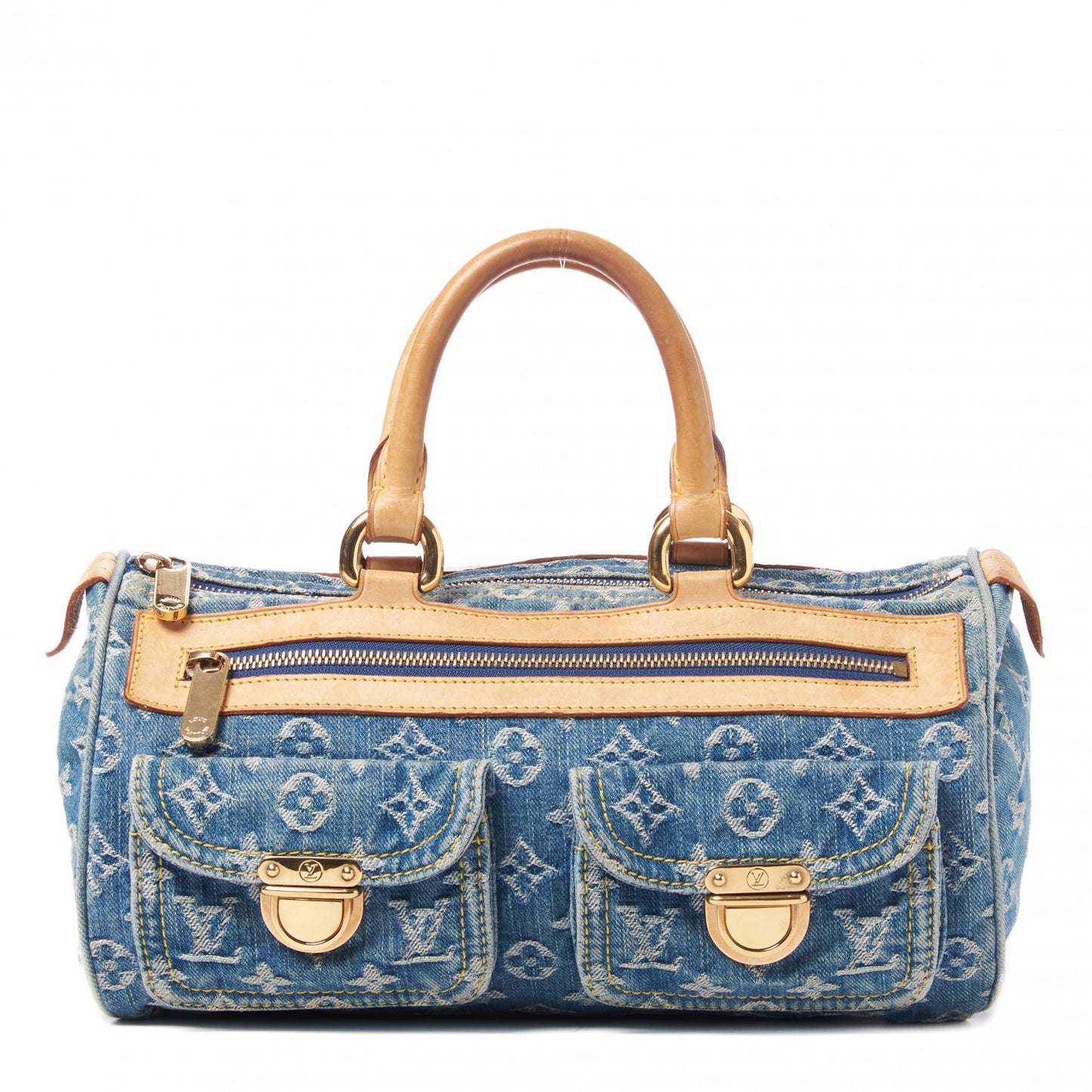 Monogram Denim Neo Speedy Blue