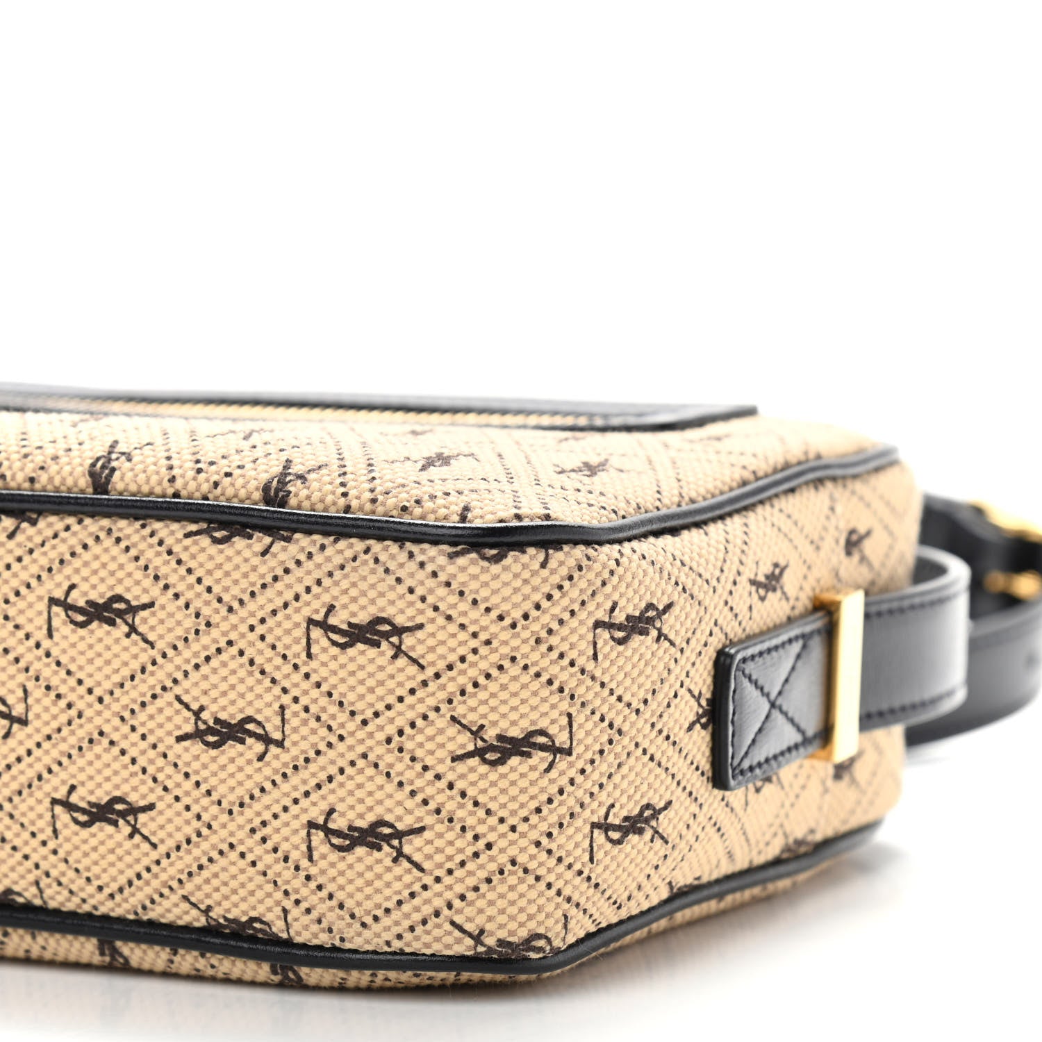 Saint Laurent Canvas Monogram All Over Camera Bag Beige 10 of 10