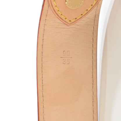Louis Vuitton Monogram Watercolor Aquarelle Belt 90 36 White 5 of 9