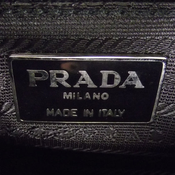 Prada Suede Scamosciato Tassel Bag Nero 7 of 11