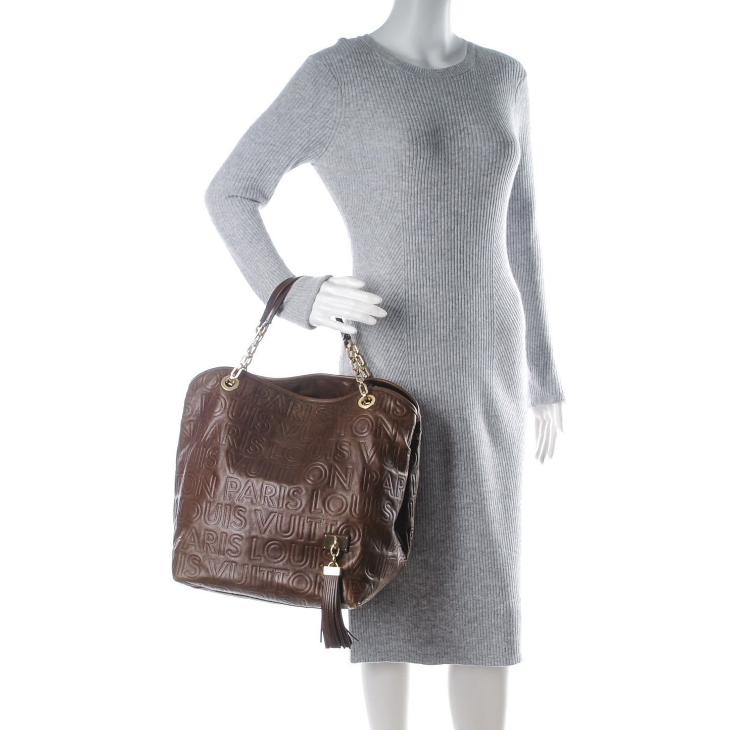 Monogram Paris Souple Whisper GM Chocolate