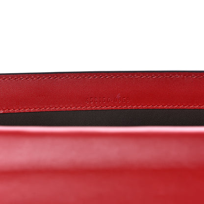 Gucci Guccissima Padlock Clutch Hibiscus Red 7 of 9
