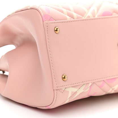 Gucci Calfskin Matelasse GucciGhost Small GG Marmont Tote Perfect Pink Rosa Ivory 9 of 10