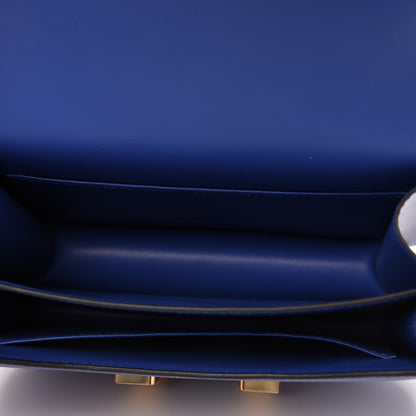 Hermes Tadelakt Constance 18 Bleu Electrique 6 of 12