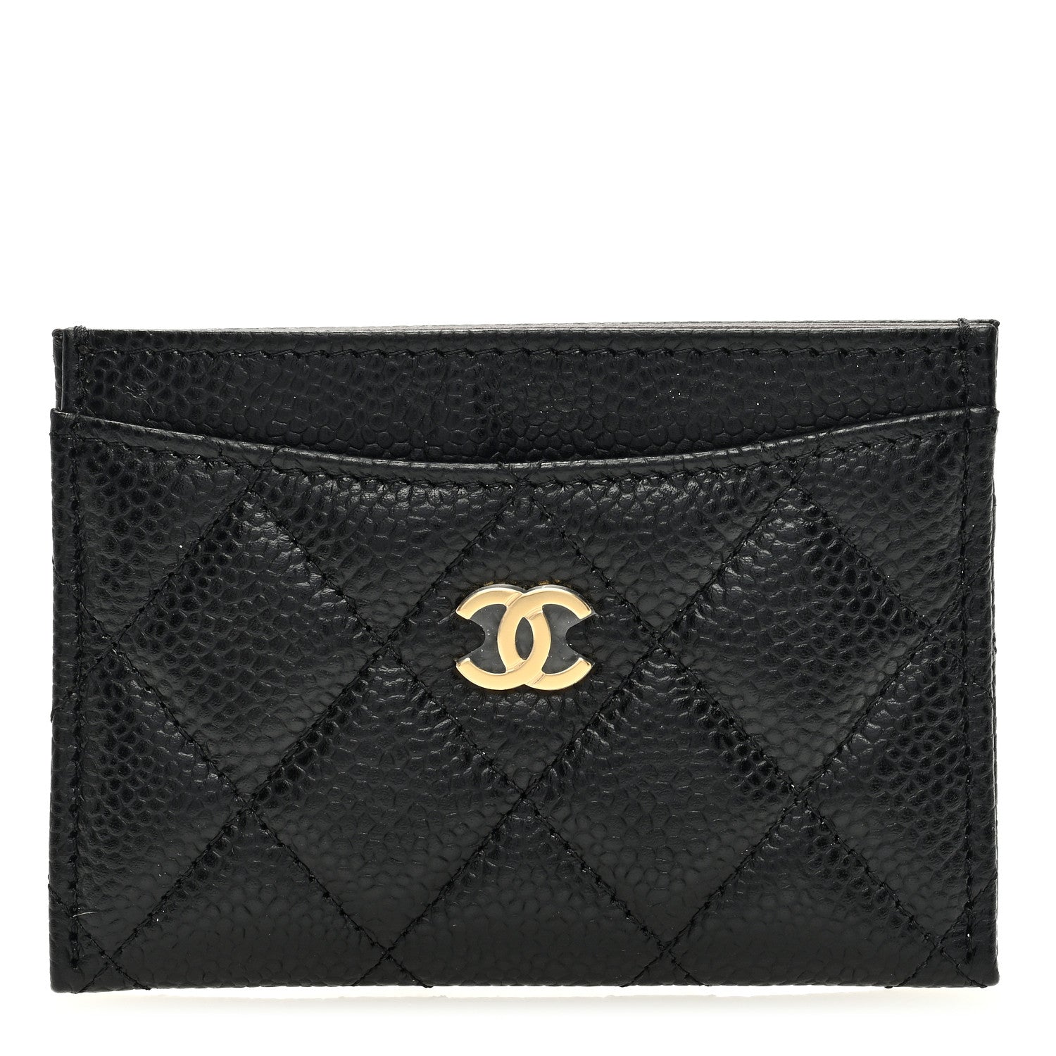 Chanel Caviar Quilted Card Holder Black 1 of 8