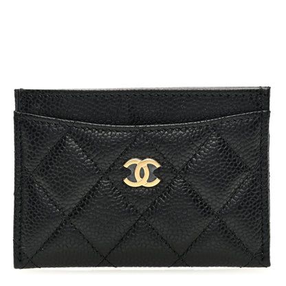 Chanel Caviar Quilted Card Holder Black 1 of 8